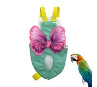 Bird Leash - Leak-Proof Pigeon Suit And Protective Harness, Waterproof TPU | Interior Lining Protects Delicate Feathers, Wide-Set Tail Opening Prevents Chafing | For Parakeets Cockatiels