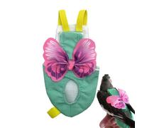 Bird Leash - Leak-Proof Pigeon Suit And Protective Harness, Waterproof TPU | Interior Lining Protects Delicate Feathers, Wide-Set Tail Opening Prevents Chafing | For Parakeets Cockatiels