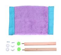 Bird LEDE CHINCHILLA Glider Parrot Parrot Portante morbido Porta Hammock Nest (Viola)