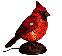 Bird Light - 6,3 x 5,51 x 3,15 Inches, Resin Glowing Light | USB Plug-in Small Desk Lamp for Bedroom Christmas Living-Room Evening Desk Home Holiday