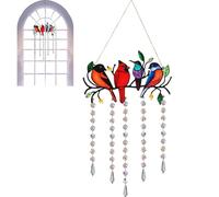 Bird Light Catchers per finestra - Decorazioni per giardini per uccelli vetrati in, ornamento riflettente per il compleanno per la casa per la casa di compleanno per