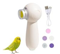 Bird Nail Grinder, Beak Trimmer, Noiseless Rechargeable Multipurpose Bird Grooming Tool For 6 Grinding Heads & Low Vibration, Cockatiels, Parrots, Hamsters, 5.12x3.15x1.97 Inches