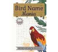 Bird Name Mania: Word Search Puzzle