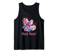 Bird Nerd Appassionato Ornitologia Birdwatching Uccelli Canotta