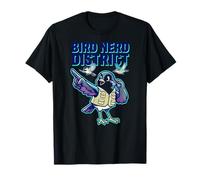 Bird Nerd District Birdwatching Ornitologia Natura Comunità Maglietta
