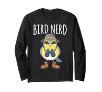 Bird Nerd Funny Birdwatching Birder Ornithology Maglia a Manica