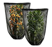 Bird Netting For Fruit Trees,2 Pieces Mesh Drawstring Protection 118 * 78cm - Fruit Tree Net,for Plant Tomato Blueberry Strawberry Bush Animals Squirrels Vegetables Flowers Fly