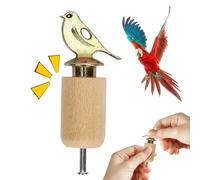 Bird Noise Maker - Bird Whistle for Adults 6 x 1,5 cm | 1 Wooden Hand-Twisted Portable Noisemaker Toy Pet Noise Maker For Family Friends Courtyard Park Garden Indoor Outdoor Ceremony Theater Display