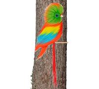 Bird Ornaments - Artificial Birds | Tropical Parrot Decorations | Colored Bird Ornaments | Tropical Flying Animals Crafts for Tree,for Outdoor Indoor Garden Backyard Park Tree Door