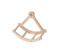 Bird Perch Toy, Interactive Rocking Parakeet Toys and Perches, Wooden Exercise Cockatiel Toys, Intelligence Birds Enrichment Toy for Parrot, Bird Cage