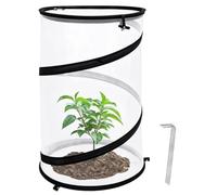 Bird-Proof Plant Guard: This plant pot cover employs a fine mesh structure to isolate various birds, effectively safeguarding crop integrity from pecking and foraging. It installs easily over pots and