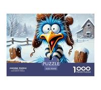 Bird Puzzle 1000 Pezzi - Sfida Familiare Creativa, Cartone Resistente, Poster Incluso, Relax Garantito - 70x50cm/1000pcs