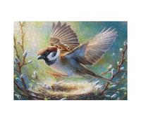 Bird Puzzle 300 Pezzi Sfida Impossibile Difficile Wild Animals Pet Birds Rompicapo Per Adulti Amanti Del Puzzle Rilassamento E Stimolo Intellettuale Regalo Lui 300 PCS