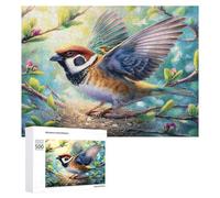 Bird Puzzle 500 Pezzi Idea Regalo Figlio Adolescente Wild Animals Pet Birds Gioco Educativo Creativo Ragazzi Dai 13 Anni Rilassamento Pressione Ridotta A Scuola 500 PCS