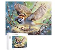 Bird Puzzle 500 Pezzi Per Bambini E Ragazzi Giovani Wild Animals Pet Birds Gioco Educativo Creativo Intelligenza E Manualità Idea Regalo Per Figlio A Compleanno 500 PCS