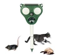 Bird Repeller Deterring Stake, Solar Powered Ultrasonic Repeller, Repeller, Repeller per animali, Repeller ad ultrasuoni per animali domestici, Repeller per esterni, Yard Animal Device
