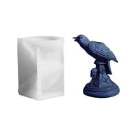 Bird Resin Mold, Halloween Bird Sculpture Silicone Molds, 3,7 x 3,07 x 4,65 Inches Multifunctional Air Craft Supplies, Soap Making Moulds, for Family, Friends, Lovers, Holiday Projects