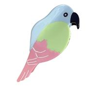 Bird Shape Hair Clip - Colorful Acetate Accessory | Parrot Design Cellulose Jaw Clamp for Women, Girls, Adults, Stylish Decorative Grip for Daily Hairstyle, Lightweight Durable Holder for All Ages