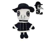 Bird Stuffed Animal-Kingdom Age | Kingdom| Soft Raven Doctor Horror Plush Dolls | Decorative Doll Gothic Throw Pillow For Children's Day Kids Boys Girls Sleeping Bedside Car Living Room Office