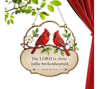 Bird Sun Catcher | Stained Christian Window Decor