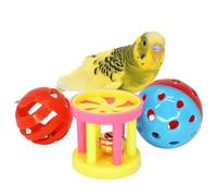 Bird Toys - Parrot Toys | Bird Chew Toy Balls for Parakeet Birds, Bird Cage Toys, Hangable Bird Toys with Small Holes Bell, Pet Bird Toys For Pets, Parrots, Budgies, Conures, Parakeets