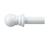 Bird Twig Bastoni per tende, con terminali rotondi, aste estensibili da 76 a 213 cm, aste singole resistenti per tende scorrevoli in vetro, asta per tenda per cucina, camera da letto, bagno