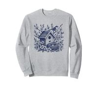 Bird Watcher Cottage Core Casetta per Uccelli Felpa