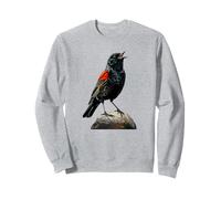 Bird Watchers Merlo dalle ali rosse Merlo Alato Rosso Felpa