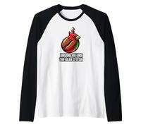 Bird Watching Humor Birding Before The Bean Is A sin Maglia con Maniche Raglan