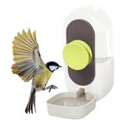 Bird Water Dispenser - Bird Water Feeder for Cage | Clear Automatic BirdWater Feeder | Parrot Food Dispenser Cage Accessories for Cockatiels | Automatic Feeding Replenishment Cages Accessory