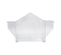 Bird Window Feeder, Clear Acrylic Feeding Station, Squirrel Proof Design, Weather Resistant, Ideal for Macaws, Sparrows, and Outdoor Birds Watching, 13.39x8.07x4.09 inches