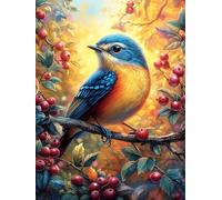 Bird with A Nest in A Flower Garden Puzzle 300 Pezzi Rompicapo Per Team Building Science Fiction Magical Dream Attività Di Gruppo Collaborazione E Divertimento Regalo Festa Aziendale 300 PCS