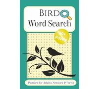 Bird Word Search Puzzle Book: Word Searches with Easy to Read Print about Birds, Nature, Animals and More| 6x9 inches 110 pages | 50+ Puzzles ... Gift for Vacations, Holidays and Free Times