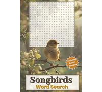 Bird Word Search Puzzle Book: Word Searches With Easy to Read Print About Nature, Bird Watching, Bird Species | 6 X 9 Inches | 110 Pages | 55 Puzzles...Gift for Birders, Holiday, Vacation