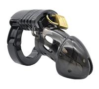 Birdcage indossabile con Stile Unico Birdcage, Gabbia Protettiva Sportiva Multifunzionale Lunga di plastica Nera,