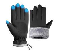 BIRDDIE Guanti invernali termici, guanti da guida touchscreen, per uomini e | Impermeabile; antivento, palmo antiscivolo; touchscreen tutte le dieci dita; ideale per ciclismo, sci