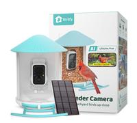 BIRDFY Mangiatoia intelligente con pannello solare per uccelli - ca. L 28 x H 36 x P 19 cm