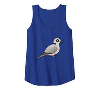Birdorable Ring-Necked Dove | Tortora dal Collare del Capo Canotta, Donna, Blu Reale, XL