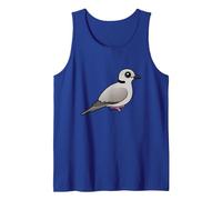 Birdorable Ring-Necked Dove | Tortora dal Collare del Capo Canotta, Uomo, Blu Reale, XXL