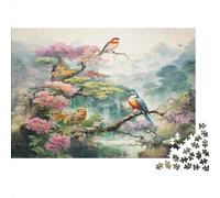 Birds And Flowers Puzzle Da 1000 Pezzi Per Adulti Puzzle Da 1000 Pezzi Giochi Educativi Decorazione Della Casa Puzzle I Migliori Regali Per Uomini E Donne 1000pcs (75x50cm)
