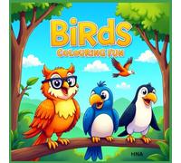 Birds Coloring Fun: Beautiful Birds Coloring Book for Kids Ages 3-8