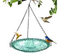 Birds Feeders for Outside Hangable Bird Bath Bowl for outdoors