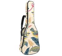 Birds in the Nature Design - Custodia morbida per basso e chitarra con gancio posteriore, con imbottitura di sicurezza
