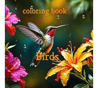 Birds - music of nature coloring book