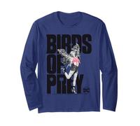 Birds Of Prey Harley Quinn Vibrant Art Maglia a Manica
