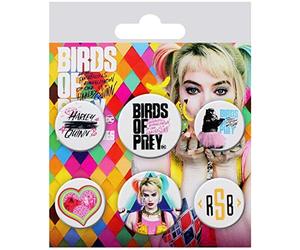 Birds of Prey Uccelli della preda - Mix - Confezione da 6 distintivi