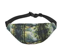 Birds of the Forest - Marsupio a tracolla per ragazzi, grande, da viaggio, alla moda, per sport, corsa, ciclismo, viaggi, pesca