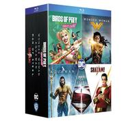 Birds Prey +Shazam +Aquaman +Wonder Woman + Man Of Steel Cofanetto Blu-Ray Nuova