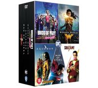 Birds Prey +Shazam +Aquaman +Wonder Woman + Man Of Steel Cofanetto DVD Nuova