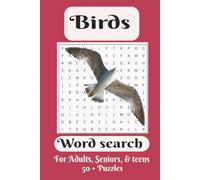 Birds word seach puzzle book: Word Search with Easy to read Print about Birds, Bird Watching, Enjoyment, and More. 6X9 inches. 110 pages. 50+ puzzles...Gift for Vacations, Holidays, and free Times.